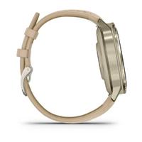 Garmin Venu 4 - 41 mm Lunar Gold Deri Kayışlı 010-03013-03