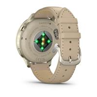Garmin Venu 4 - 41 mm Lunar Gold Deri Kayışlı 010-03013-03