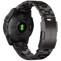 Garmin Fenix 7 Sapphire Solar Karbon Gri DLC Titanyum - Titanyum Kayış 010-02540-39