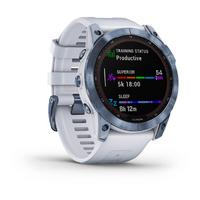 Garmin fenix 7X Sapphire Solar Mineral Mavi DLC Titanyum 010-02541-15